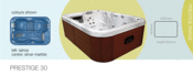hot tub layout - spaform prestige 30 